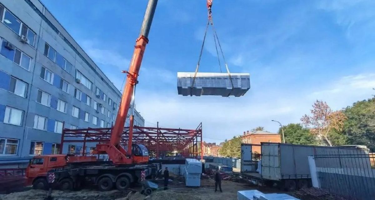 В Ульяновске для травмоцентра строят новое приёмное отделение с КТ и рентгеном
